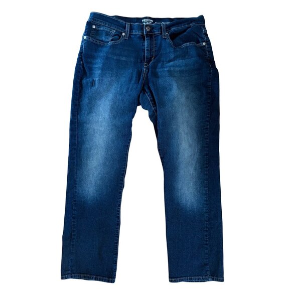 Levi Strauss Womens Curvy Straight Stretch Jeans Vintage 16S Tag 28” Inseam - Picture 1 of 9